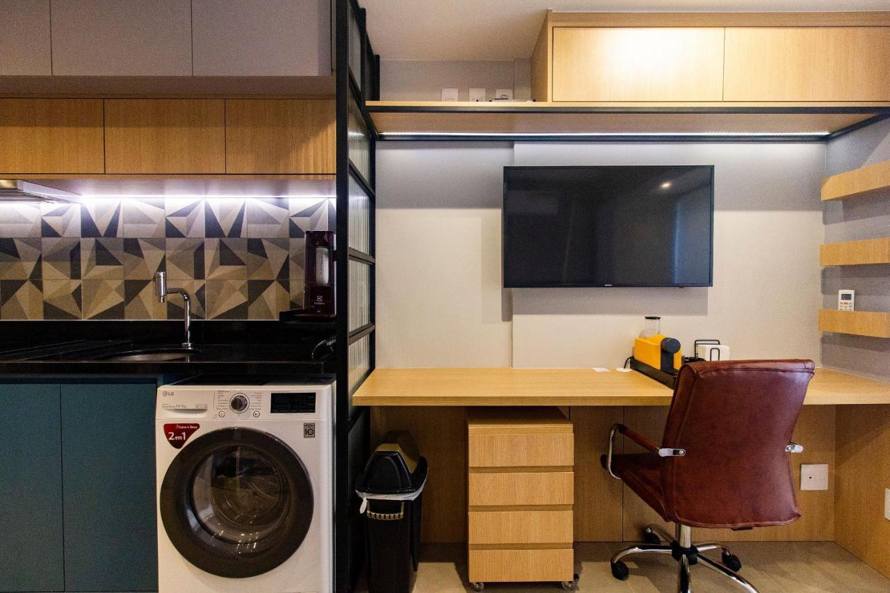 By Dabra - Studios Exclusivos Com Rooftop, Academia E Coworking Perto Da Avenida Paulista 상파울루 외부 사진